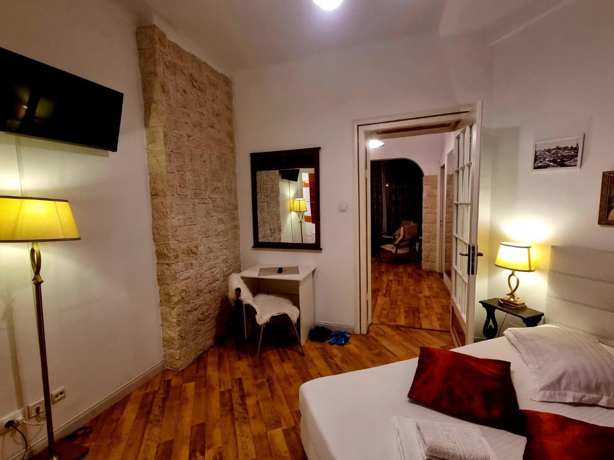 At the villa in the Old Town